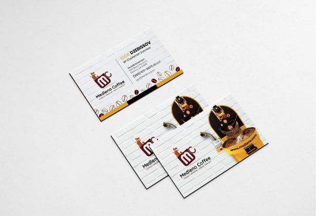 Coffee Shop Custom Business Cards